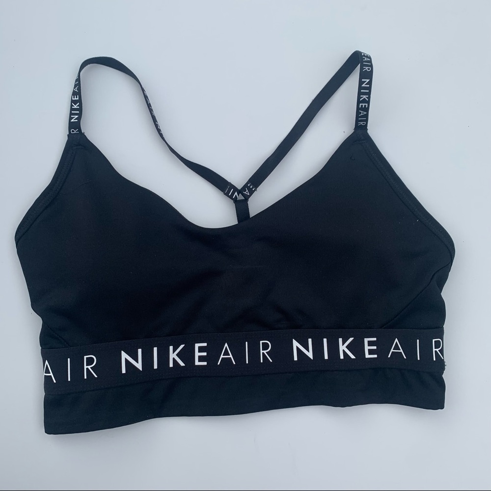 Nike Air Dri-Fit Sports Bra M black yoga athletic